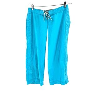 Patagonia Water Girl Capri Pants Women's 6 Blue Hiking Camping Outdoors Surfing